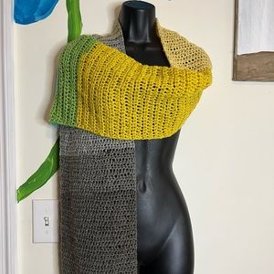 #3 Crochet wrap scarf.